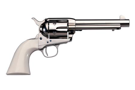 UBERTI 1873 Cody 45 Colt Nickel-Plated Cattleman Revolver