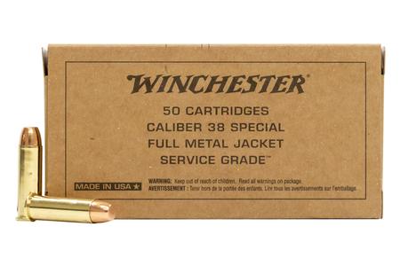 WINCHESTER AMMO 38 Special 130 gr FMJ FN Service Grade 50/Box