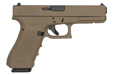 17 GEN4 9MM 17-ROUND PISTOL - FDE CERAKOTE