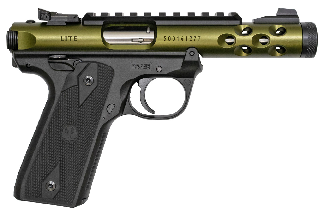 RUGER MARK IV 22/45 LITE 22 LR GREEN ANODIZED