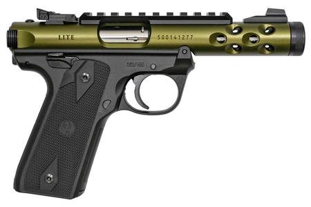 RUGER Mark IV 22/45 Lite 22 LR Green Anodized with Threaded Barrel