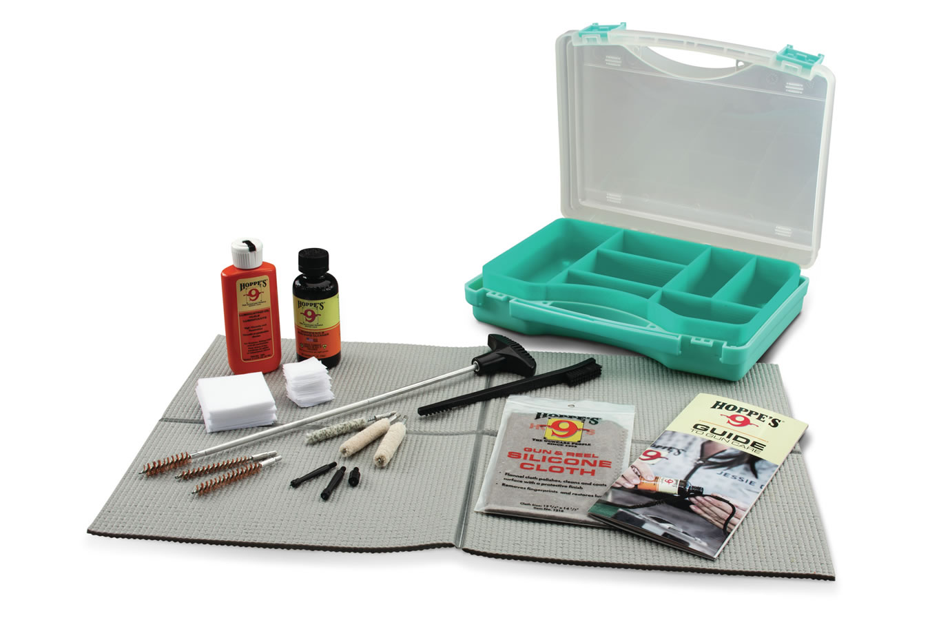 HOPPES 23-PIECE GUN CLEANING ESSENTIAL KIT (PISTOL)