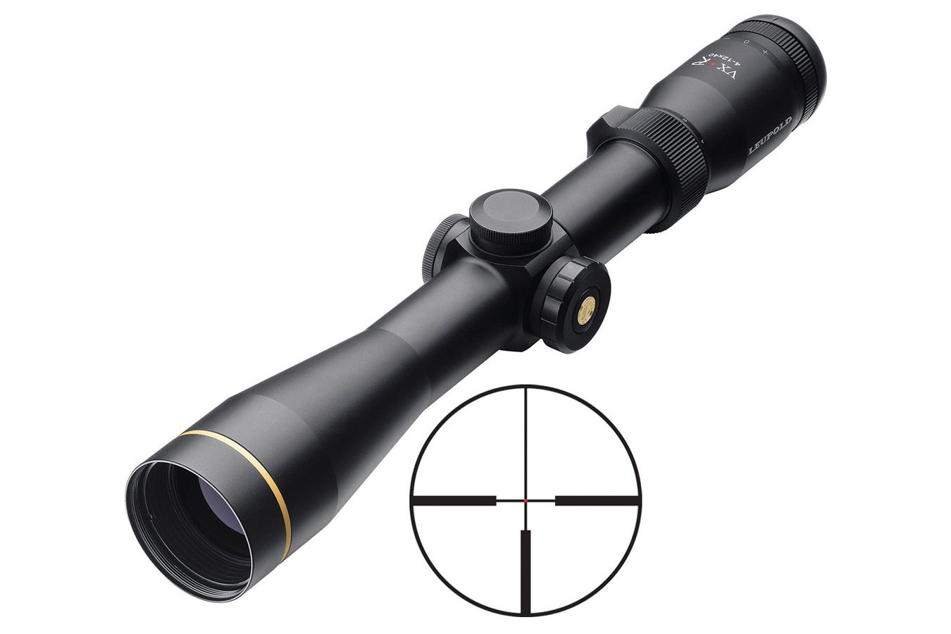 LEUPOLD VXR 4 12X40MM MATTE FIREDOT