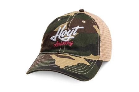 LADIES CAMO TRUCKER