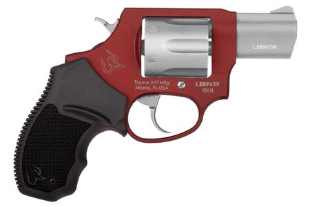 TAURUS 856 Ultra Lite 38 Special Revolver Burnt Orange Frame and Matte Stainless Slide