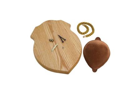 SOLID OAK ANTLER MOUNT KIT 