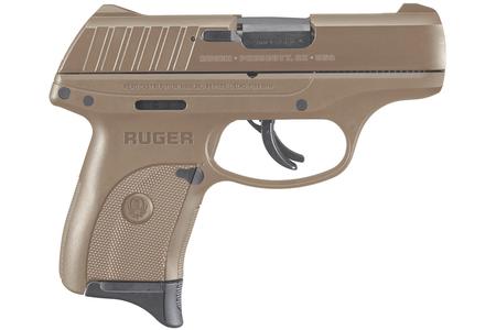 RUGER EC9S 9MM FULL FLAT DARK EARTH FINISH 3.12 IN BBL