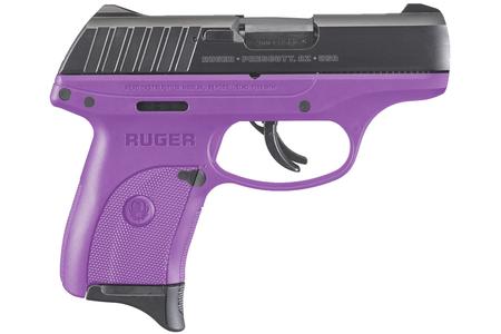 RUGER EC9S 9MM PURPLE FRAME BLACK SLIDE 3.12 IN BBL