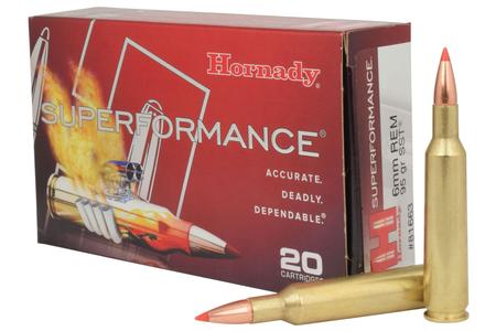 HORNADY 6mm Rem 95 gr SST Superformance 20/Box
