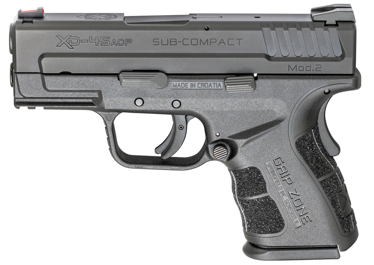 SPRINGFIELD XD MOD.2 .45 ACP SUB-COMPACT BLACK GEAR UP