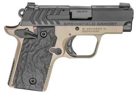 SPRINGFIELD 911 .380 ACP Carry Conceal Pistol with FDE Cerakote Finish