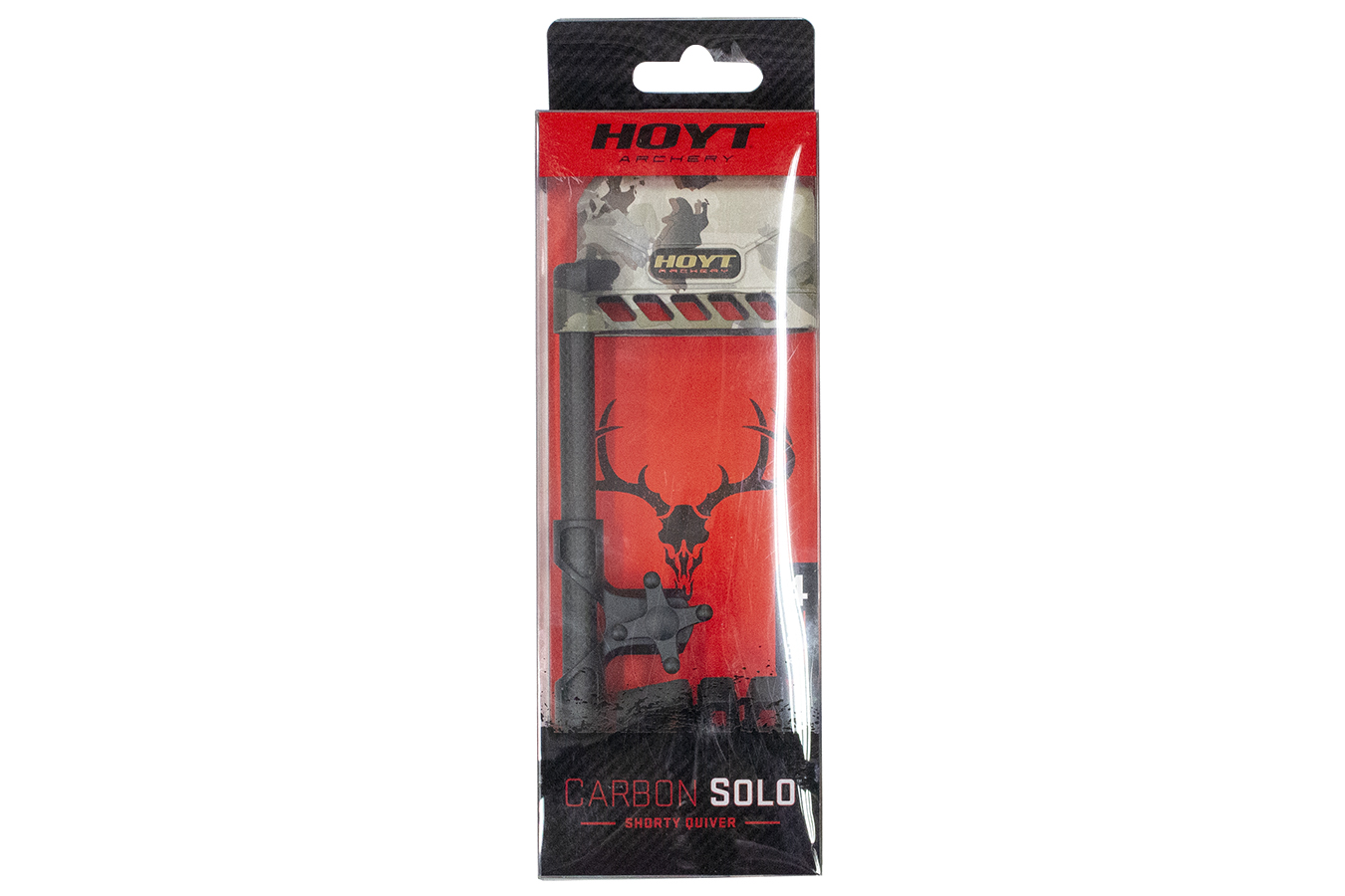 Hoyt Carbon Solo Shorty 4 Arrow Quiver in Ridge Reaper Barren Vance