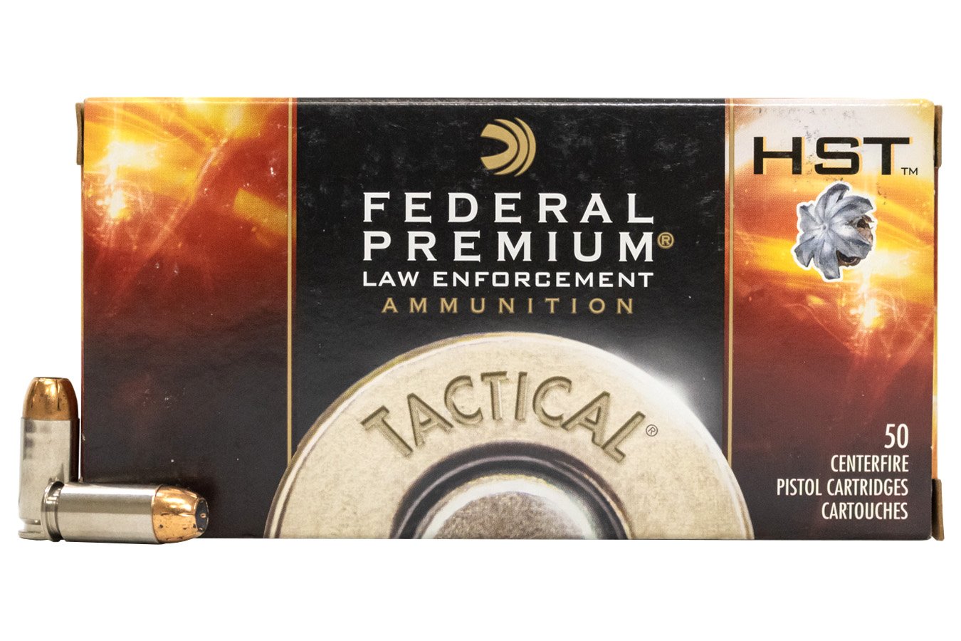 FEDERAL AMMUNITION 40 SW 165 GR HST TACTICAL JHP