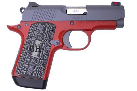 KIMBER Micro 9 9mm Matte Grey Slide and Matte Red Frame Special Edition Pistol