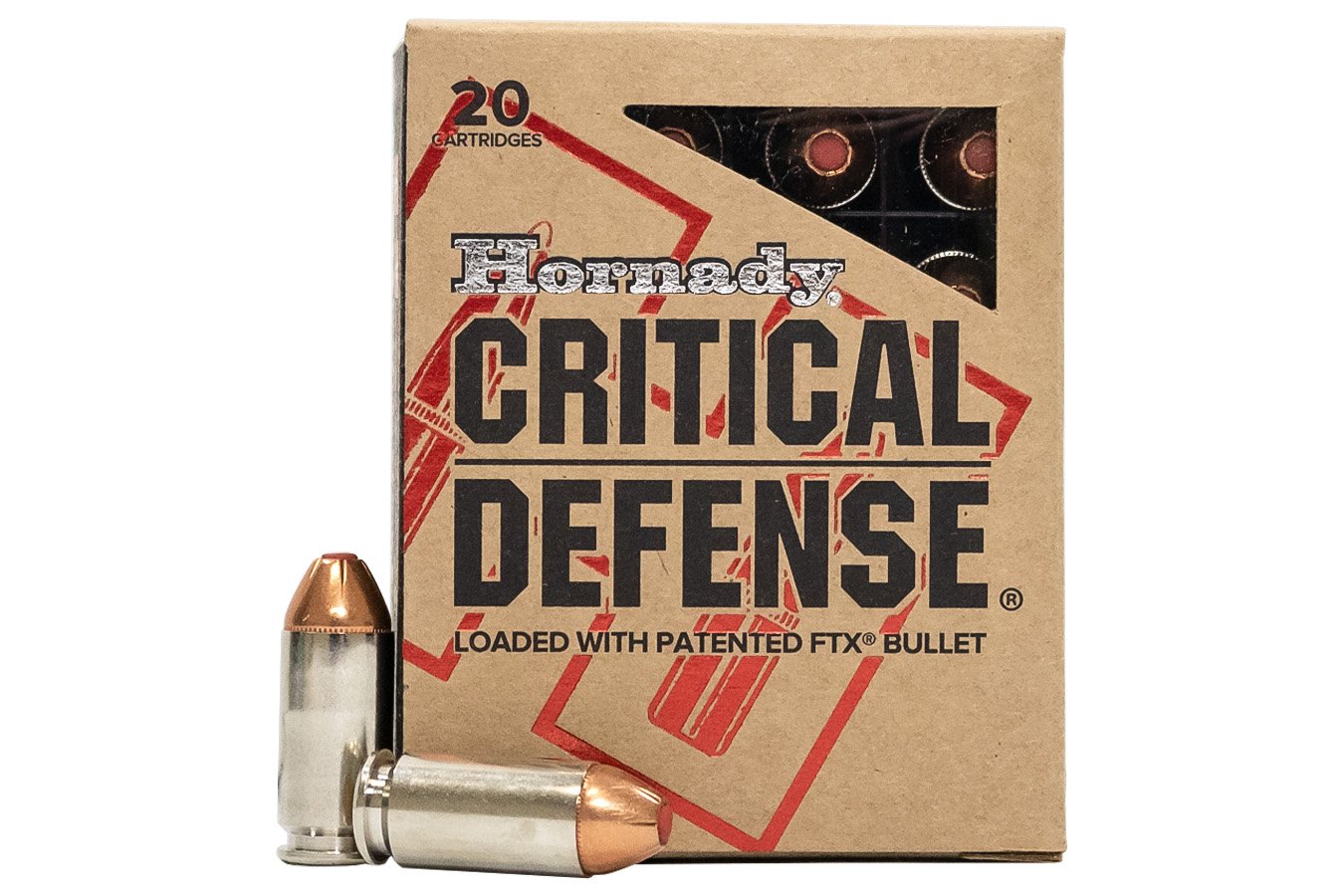 HORNADY 40 SW 165 GR FTX CRITICAL DEFENSE