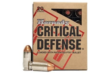 40 SW 165 GR FTX CRITICAL DEFENSE