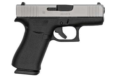 GLOCK 43X 9mm 10-Round Pistol with Silver Slide