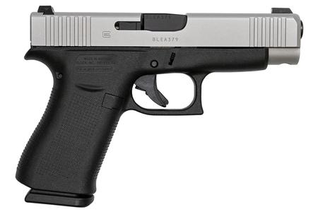 GLOCK 48 9mm 10-Round Pistol with Silver Slide and Glock Night Sights