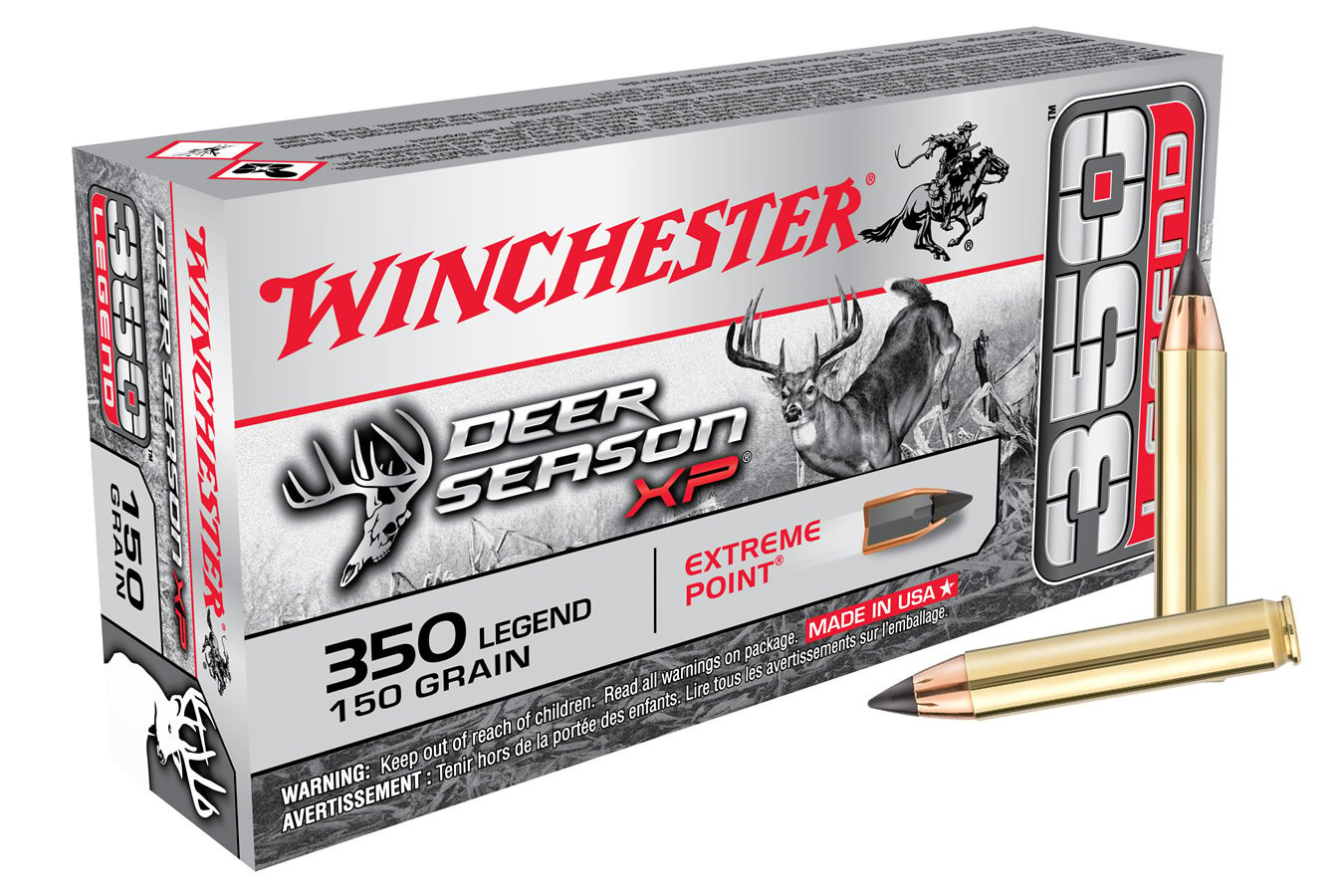 WINCHESTER AMMO 350 LEGEND 150 GR EXTREME POINT DEER SEASON XP