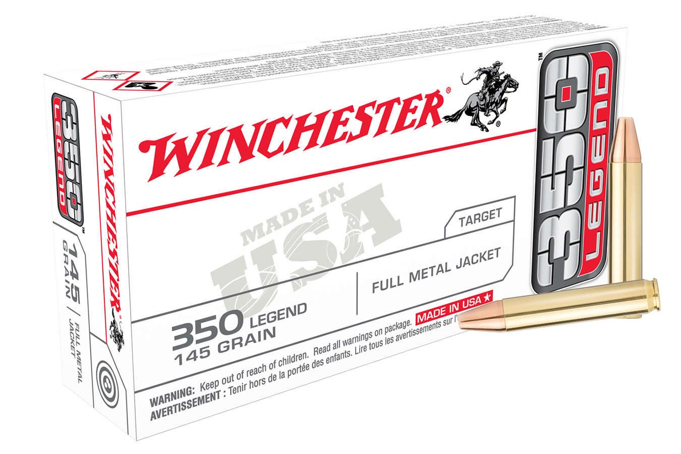 WINCHESTER AMMO 350 LEGEND 145 GR FMJ