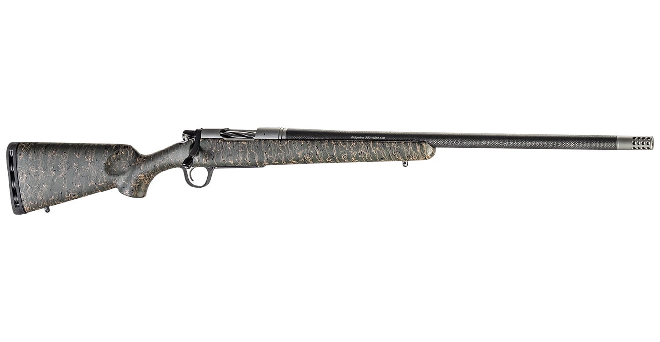 CHRISTENSEN ARMS RIDGELINE 28 NOSLER STAINLESS, GREEN/BLK/TAN STK