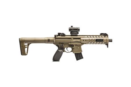 SIG SAUER MPX .177 Cal Co2 Air Rifle in FDE with Sig 20R Red Dot