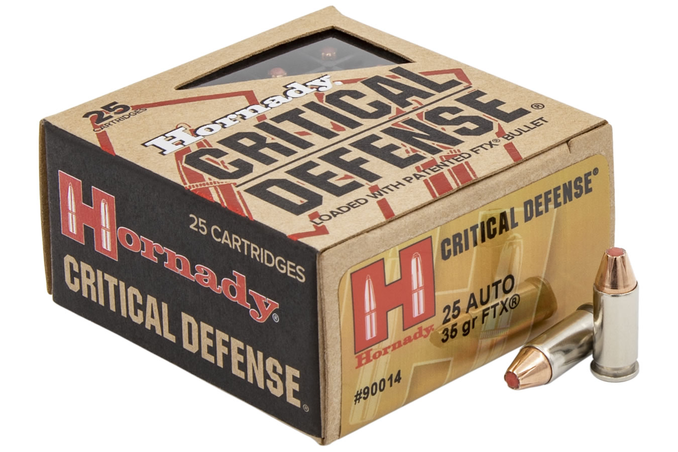 HORNADY 25 AUTO 35 GR FTX CRITICAL DEFENSE