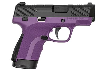 HONOR DEFENSE Honor Guard 9mm Sub-Compact Pistol with Purple Grip Frame