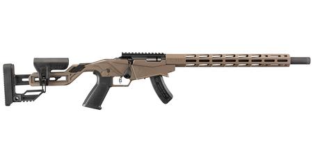 RUGER Precision Rimfire 22LR Bolt-Action Rifle with FDE Finish