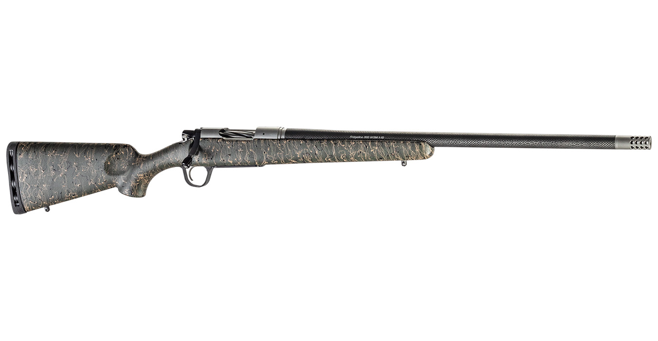 CHRISTENSEN ARMS RIDGELINE 30 NOSLER STAINLESS, GREEN/BLK/TAN STK