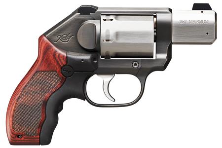 KIMBER K6s CDP 357 Magnum Revolver with Rosewood Crimson Trace Lasergrips