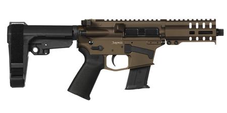 CMMG Banshee 300 Mk57 5.7x28mm Semi-Automatic Pistol with Midnight Bronze Cerakote Finish