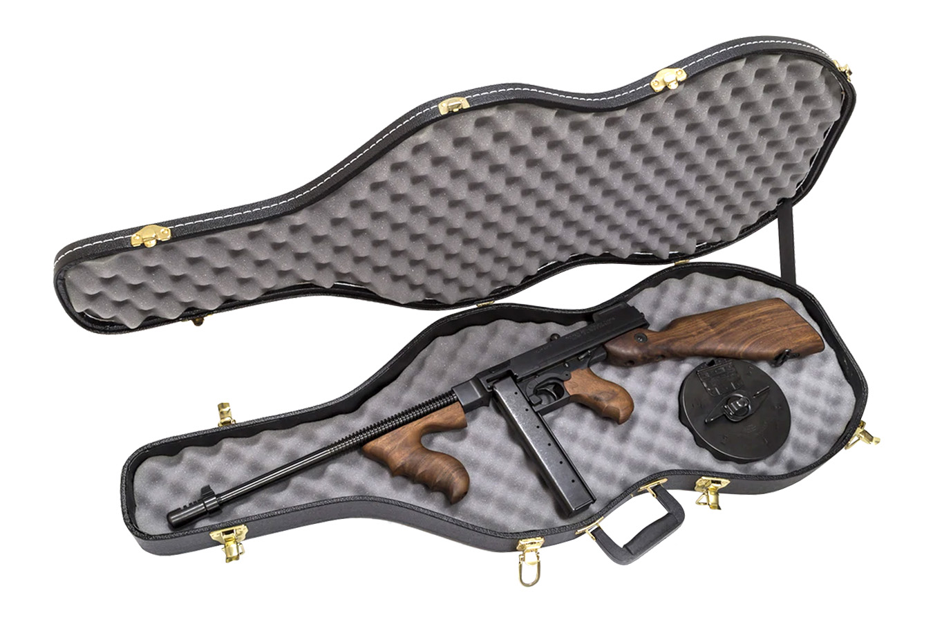 AUTO ORDNANCE 1927A-1 DELUXE CARBINE 45 CAL 50 RND DRUM AND 20 RND STICK MAG VIOLIN CASE PACK