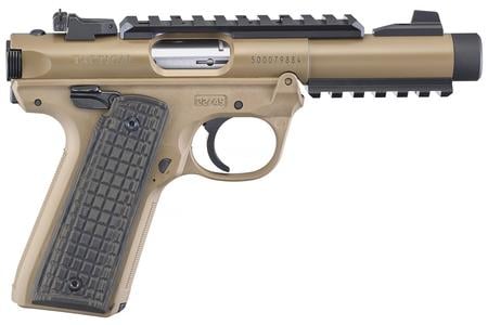 RUGER MARK IV 22/45 TACTICAL 22LR FDE