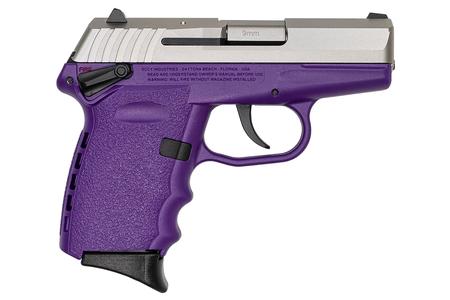 SCCY CPX-1 9MM PURPLE WITH STAINLESS SLIDE