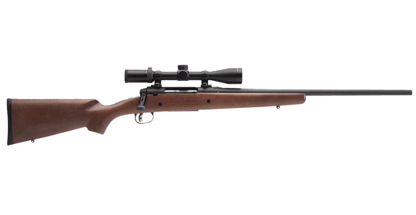 SAVAGE AXIS II XP HARDWOOD 7MM-08 REM WITH SCOPE