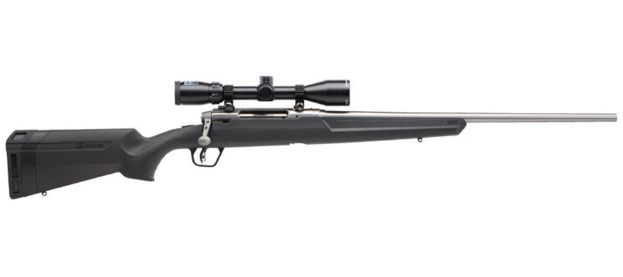 SAVAGE AXIS II XP STAINLESS 22-250 REM WITH SCOPE