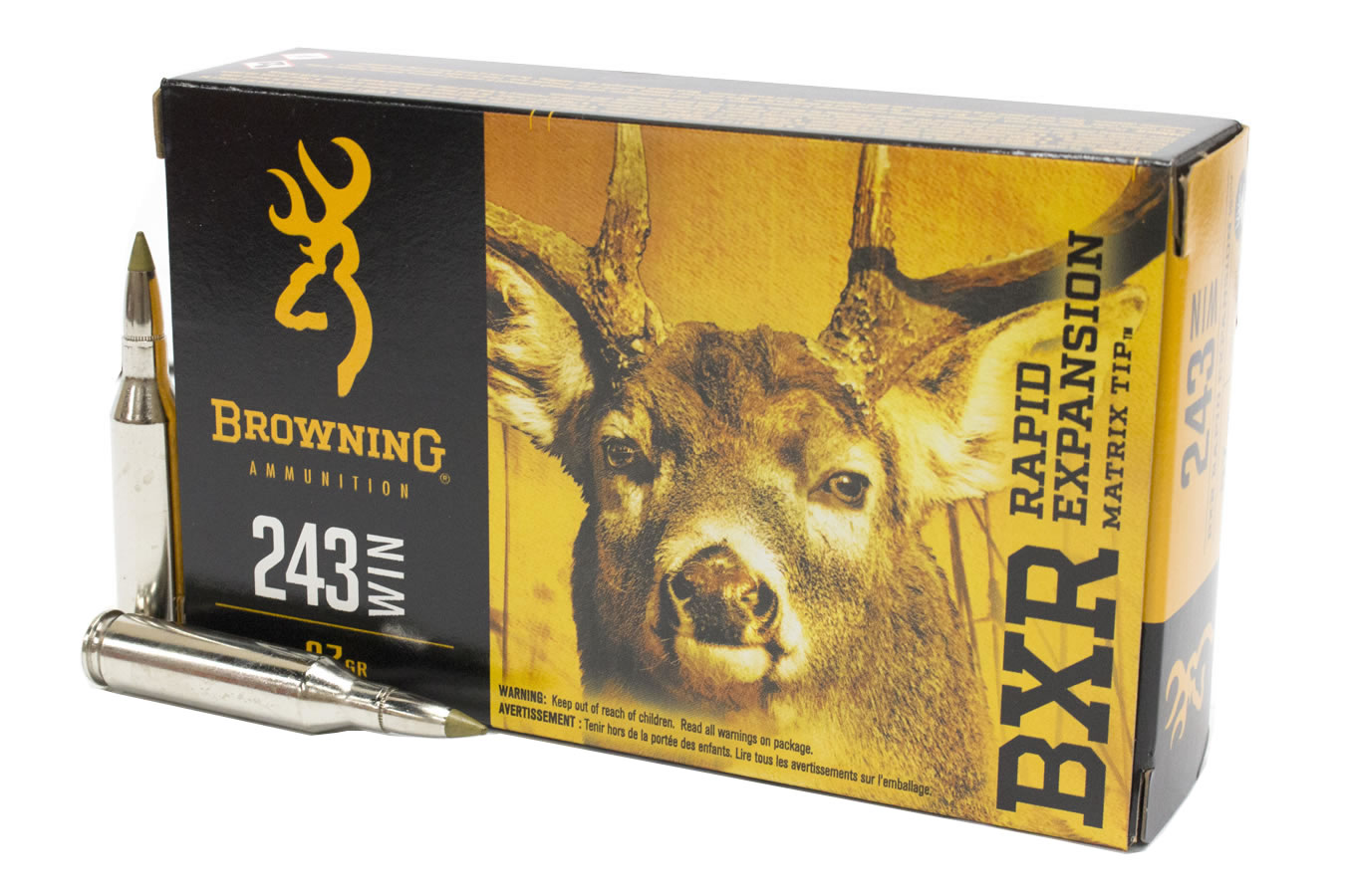 BROWNING AMMUNITION 243 WIN 97 GR BXR DEER