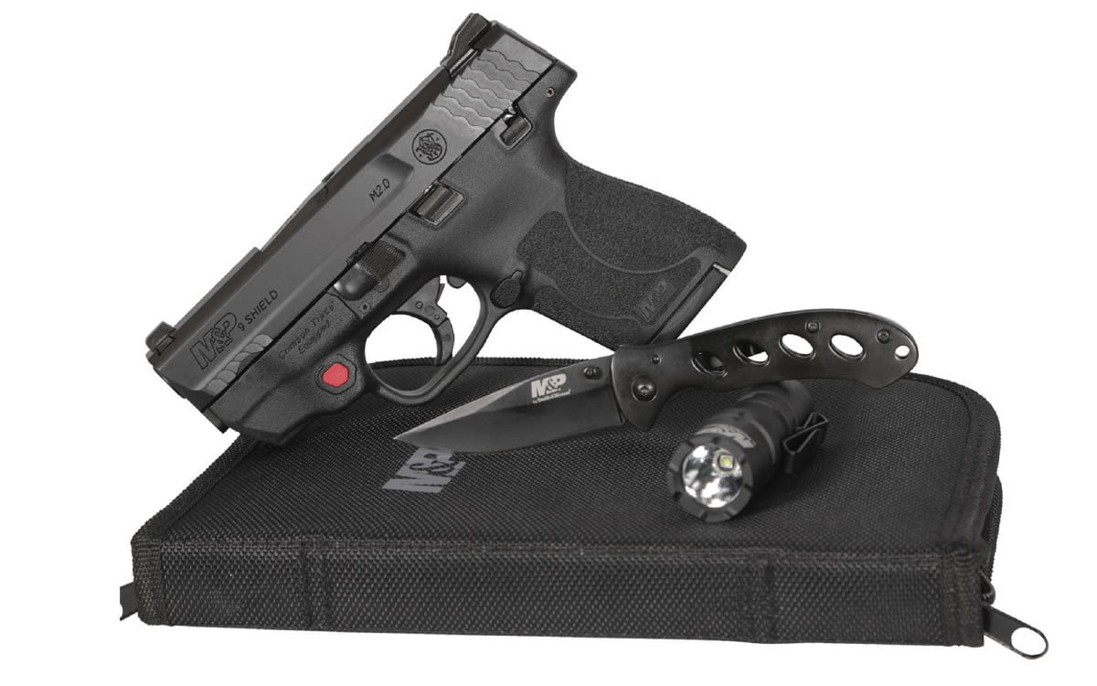 SMITH AND WESSON MP9 SHIELD M2.0 9MM LASER EDC KIT