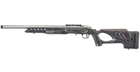 RUGER American Rimfire Target 22 LR Bolt-Action Rifle with Thumbhole and Black Laminate Stock 