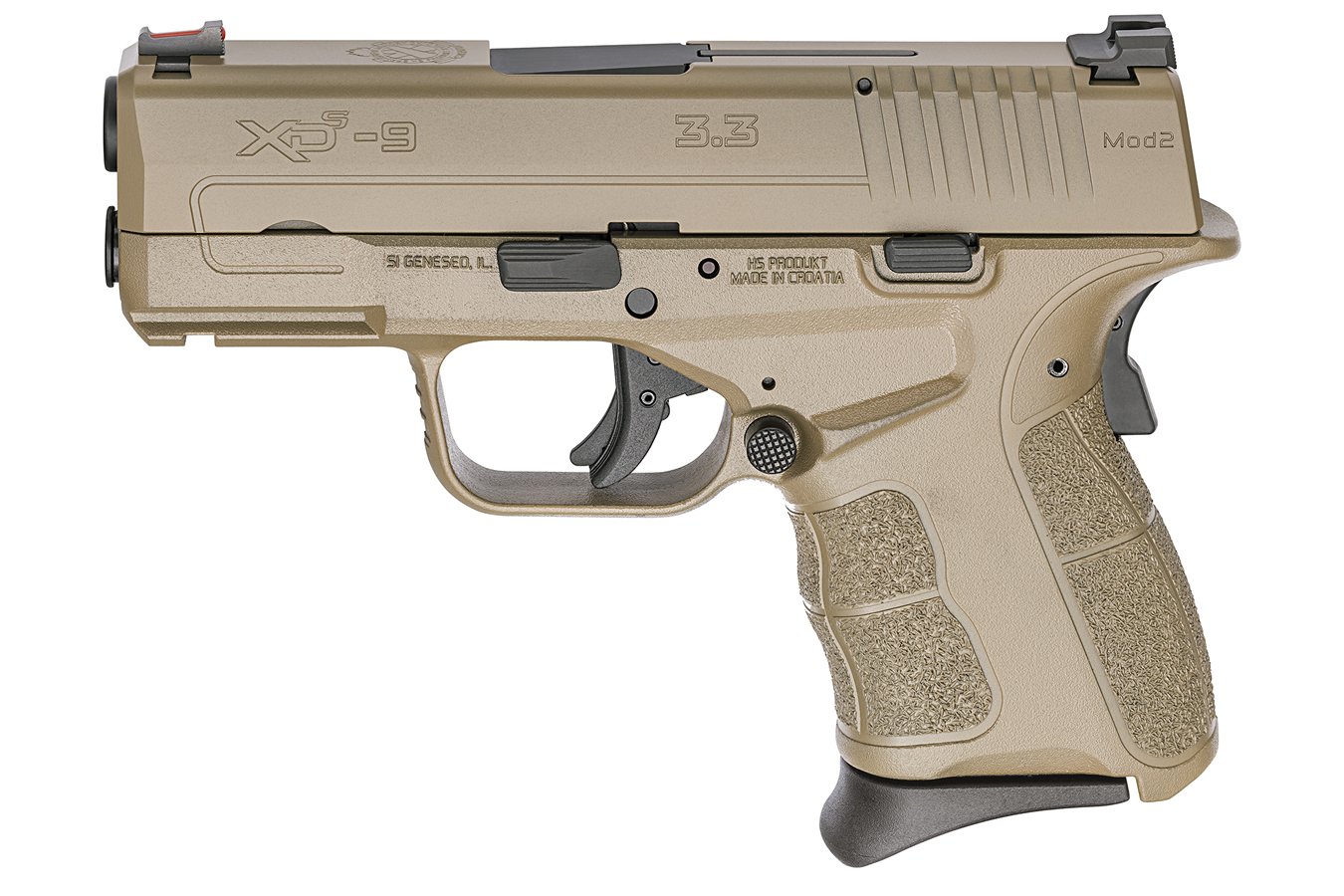 SPRINGFIELD XDS MOD.2 3.3 9MM DESERT FDE CERAKOTE