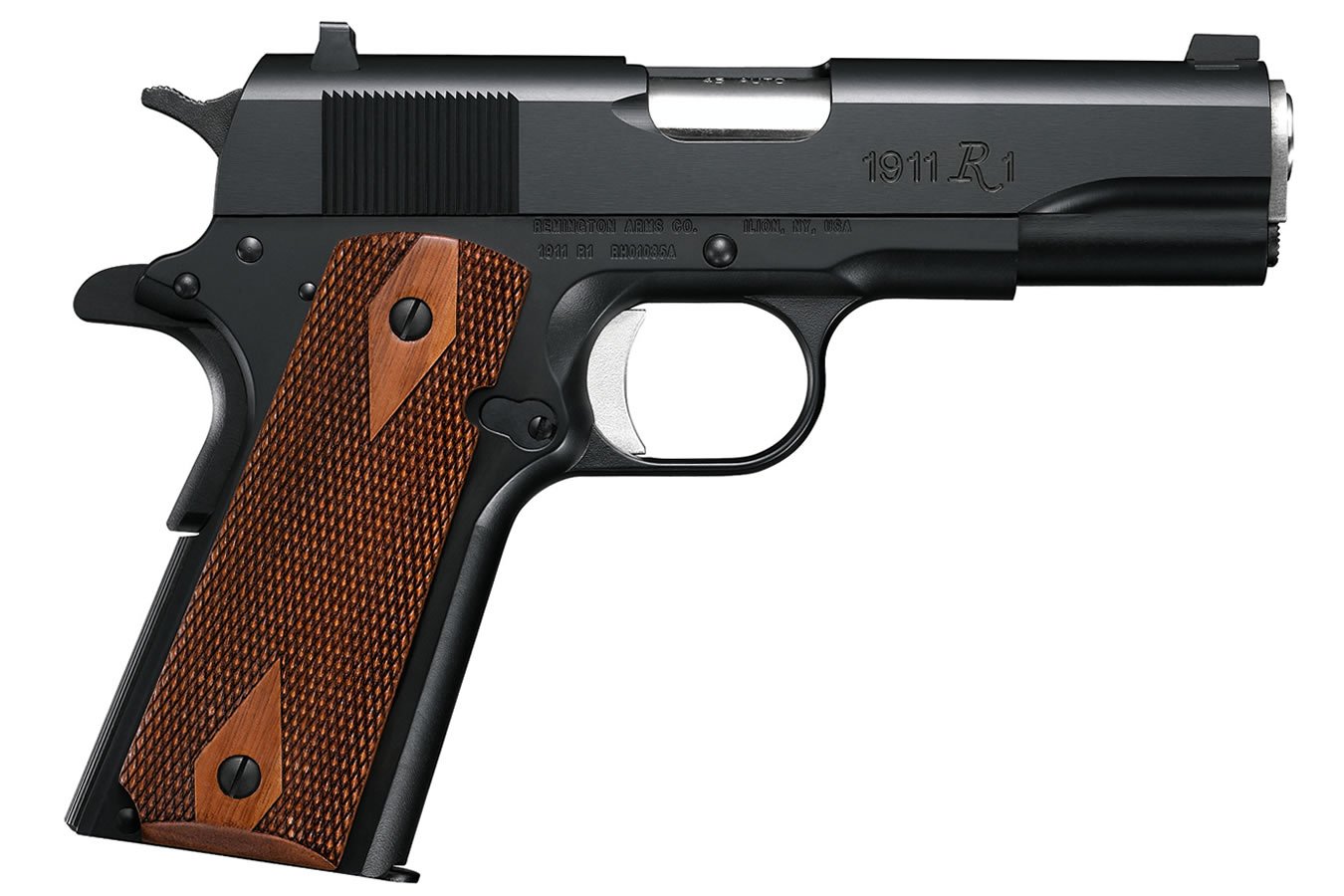 REMINGTON 1911 R1 COMMANDER 45 ACP WITH WALNUT GRIPS