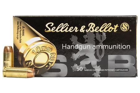 SELLIER AND BELLOT 10mm Auto 180 gr JHP 50/Box