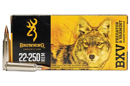 BROWNING AMMUNITION 22-250 REM 50 gr BXV 20/Box