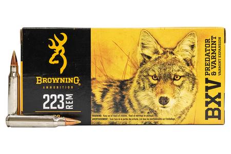 BROWNING AMMUNITION 223 Rem 50 gr BXV Predator and Varmint 20/Box