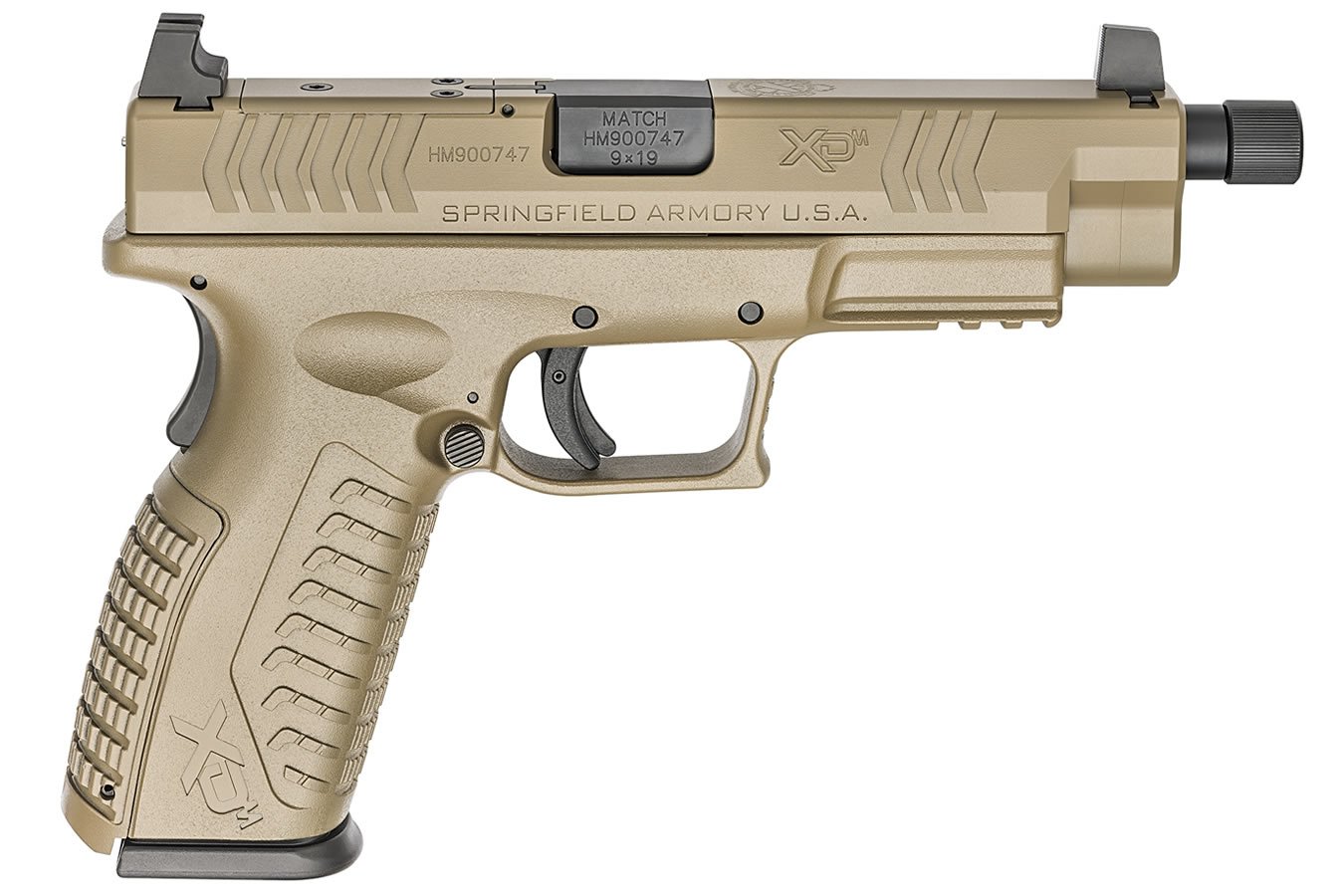 SPRINGFIELD XDM OSP 9MM 4.5 OPTICS-READY DESERT FDE