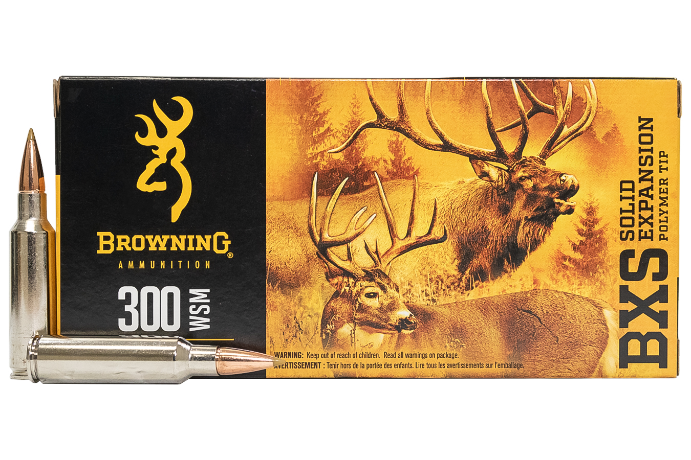 BROWNING AMMUNITION 300 WSM 180 GR BXS BIG GAME/DEER