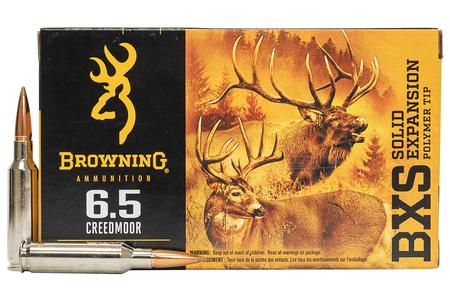BROWNING AMMUNITION 6.5 Creedmoor 120 gr BXS Solid Expansion 20/Box