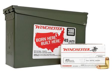 45 AUTO 230 GR FMJ AMMO CAN