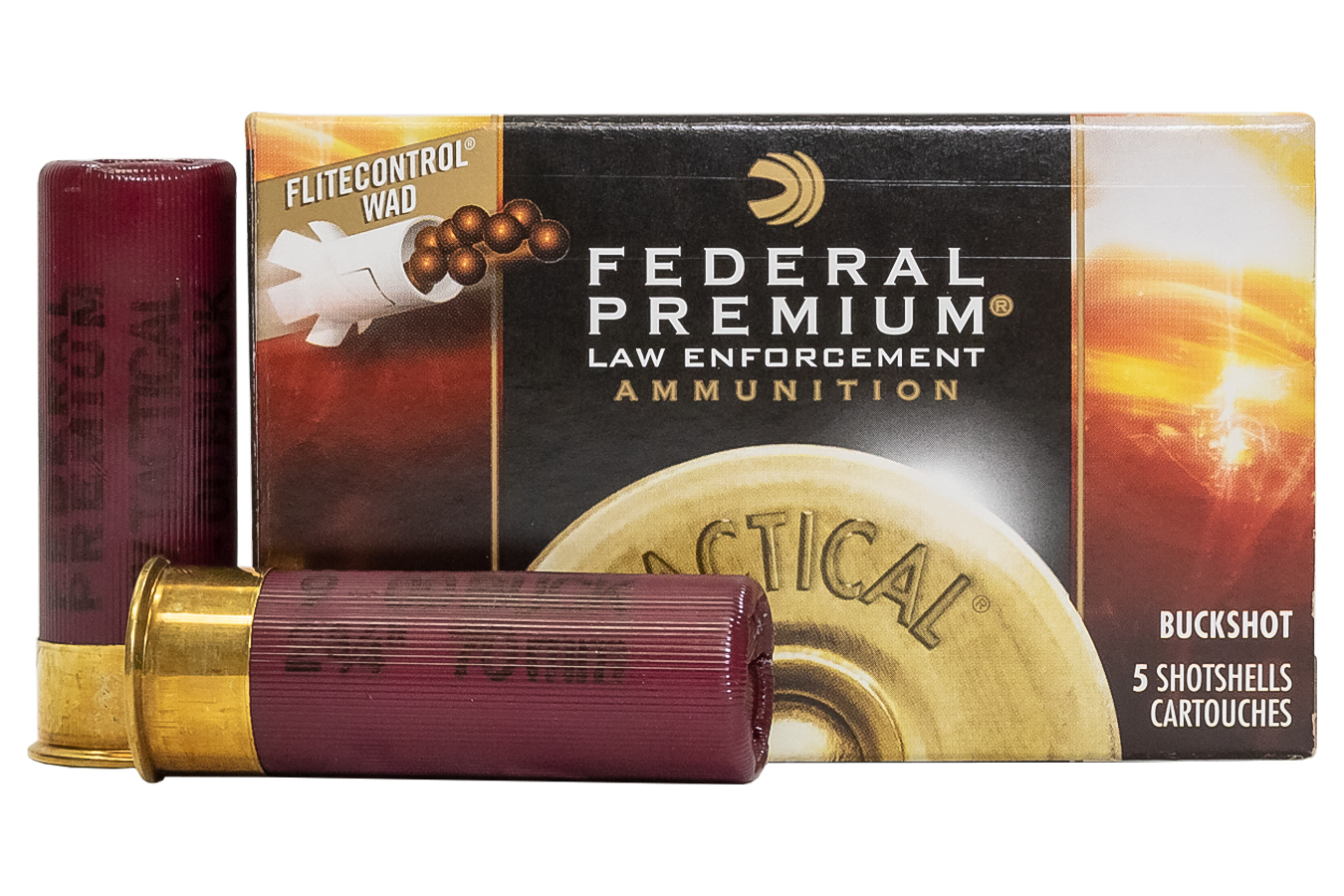 FEDERAL AMMUNITION 12 GA 2-3/4 IN 9-PLT 00 BK FLITECONTROL WAD